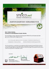 5 2012 STEICOzell zertifizierter Verarbeiter